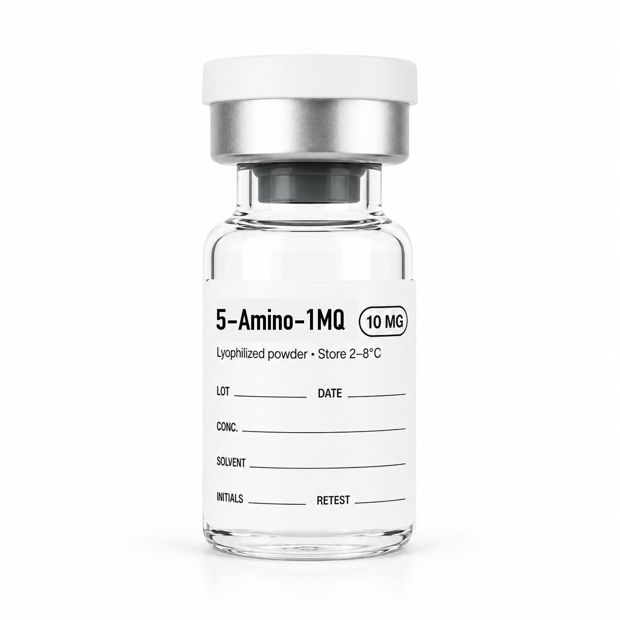 5-Amino-1MQ peptide vial