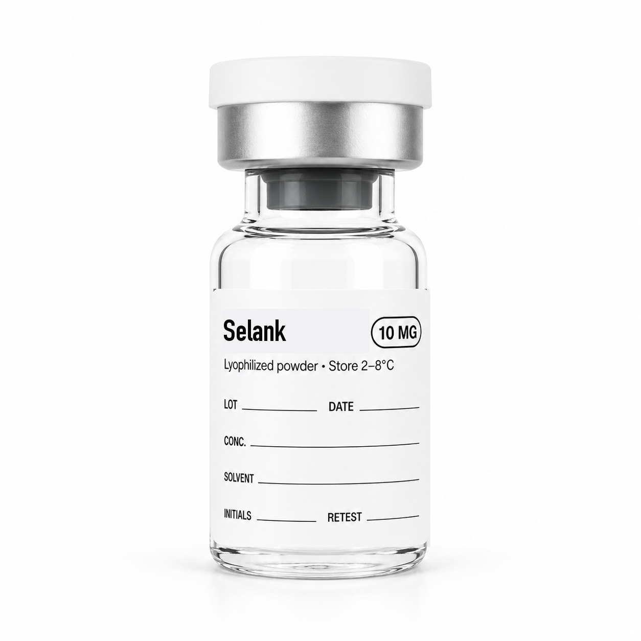 Selank peptide vial